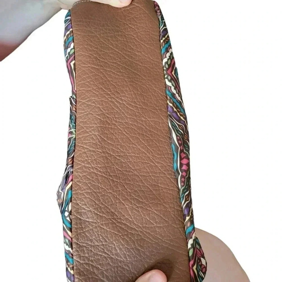 Treviso Multicolored Geometric Slouch Purse - Picture 3 of 8